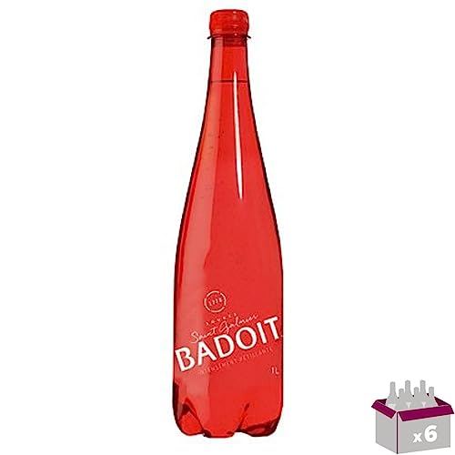 Badoit - Rouge - Natürliches Mineralwasser mit Kohlensäure - 6 x 1 L von Wine And More