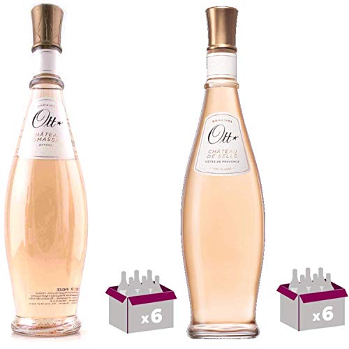 Best Of Provence - Domaine Ott"Cœur de Grain" Romassan x6 &"Cœur de Grain" Château de Selle x6 - Rosé Côtes de Provence 2021 75cl von Wine And More