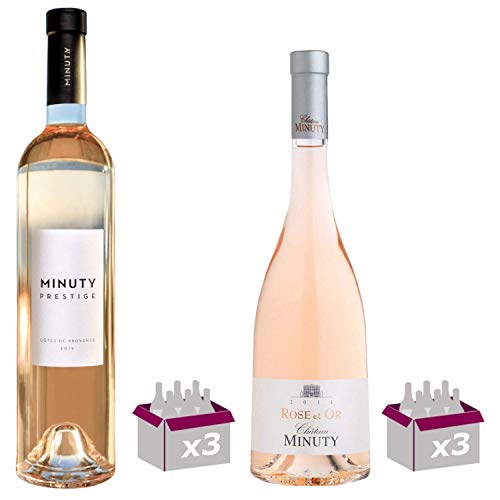 Best Of Provence - Minuty Prestige x3 & Rose et Or x3 - Rosé Côtes de Provence 2021 75cl Best Of Provence - Minuty Prestige x3 & Rose et Or x3 - Rosé Côtes de Provence 2021 75cl von Wine And More