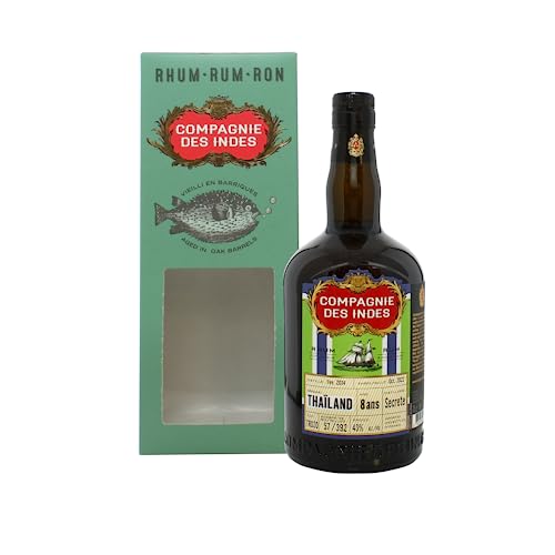 COMPAGNIE DES INDES – THAILAND “SECRÈTE” 8 JAHRE – 43% – 70CL COMPAGNIE DES INDES – THAILAND “SECRÈTE” 8 JAHRE – 43% – 70CL von Wine And More