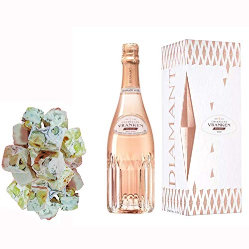 Champagne Vranken - Diamond Rose bei & 150g nougadets Hazel - Jonquier Zwei Brüder von Wine And More