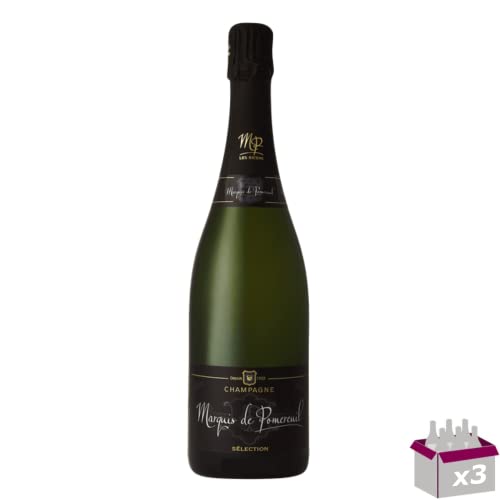 Champagner - Marquis de Pomereuil - Brut Sélection - 3x75cl von Wine And More