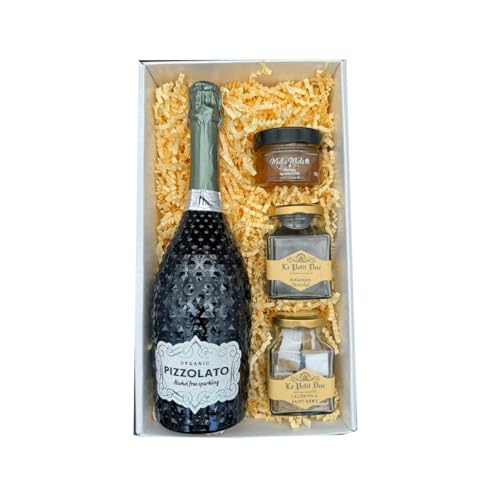 Coffret blanc : Pétillant italien sans alcool - Miel agrumes - Calissons - Amandes au chocolat Coffret blanc : Pétillant italien sans alcool - Miel agrumes - Calissons - Amandes au chocolat von Wine And More