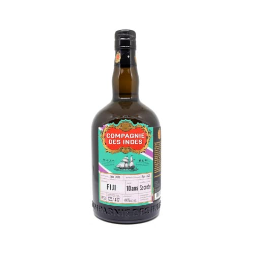 : Compagnie des Indes – Fidji Secrète - 10 ans - 44° - 70cL : Compagnie des Indes – Fidji Secrète - 10 ans - 44° - 70cL von Wine And More