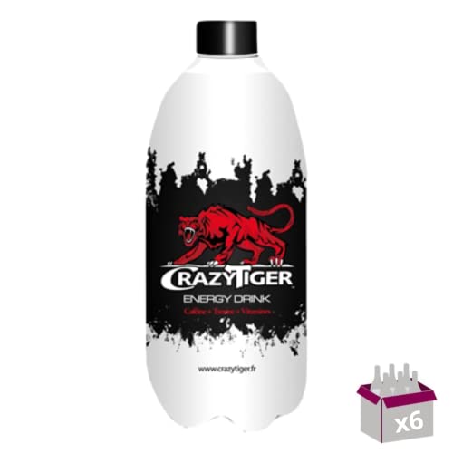 Crazy Tiger Energiespar-Getränke, 6 x 1 l von Wine And More