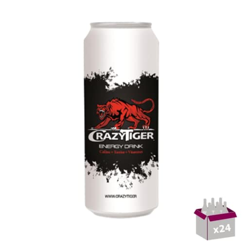 Crazy Tiger Energizing Getränk – 24 x 25 cl von Wine And More