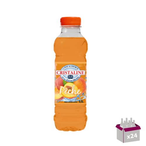 Cristaline jus de fruit pêche 24 x 50cl von Wine And More