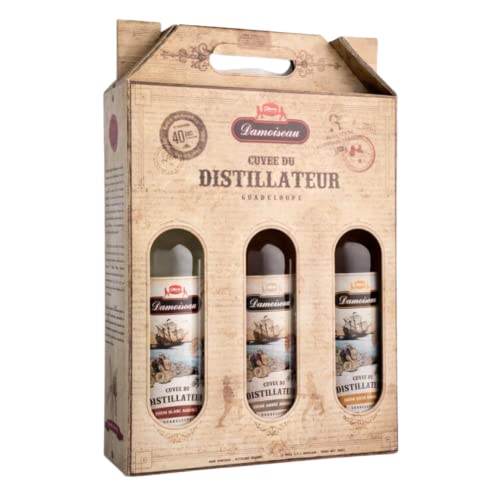 Damoiseau - Coffret La Cuvée du Distillateur 3 rhums Guadeloupe - 3x70cL von Wine And More