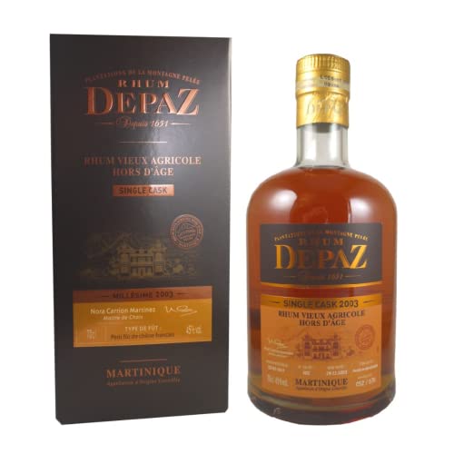 : Depaz - Rhum Single Cask 2003-45° - 70cL : Depaz - Rhum Single Cask 2003-45° - 70cL von Wine And More