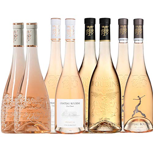 Entdeckungslose Best of Côtes de Provence: Château Roubine -2 Inspire- 2 Vie en Rose-2 Premium -2 Lion et Dragon von Wine And More