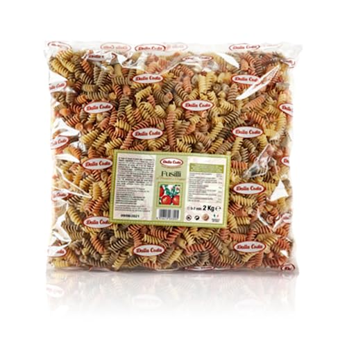 Fusilli tricolore Oregano-Tomate Natur DALLA COSTA - 2 kg von Wine And More