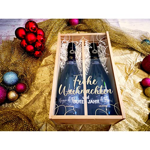 Geschenkbox Champagner Marquis de Pomereuil /2 Brut/Tannenbaum Geschenkbox Champagner Marquis de Pomereuil /2 Brut/Tannenbaum von Wine And More