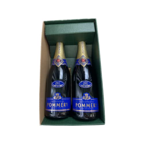 Geschenkbox Champagner Pommery - Grün - 2 Brut - 2x75cl von Wine And More