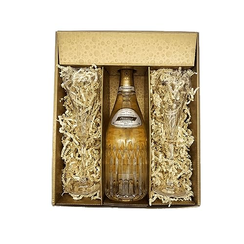 Geschenkbox Champagner Vranken - Gold -1 Brut - 2 Champagnergläser CHEF & SOMMELIER von Wine And More