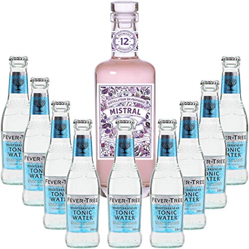 Gintonic - Gin Terre de Mistral + 40 ° 9Fever Baum Mittelmeer Water - (70cl 20cl * + 9) von Wine And More