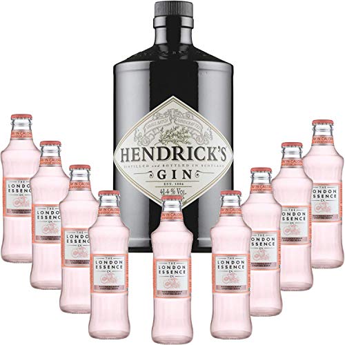Gintonic - Hendricks Gin 41,3 ° + 9London Essence"White Peach & Jasmin" - (70cl 20cl * + 9) von Wine And More