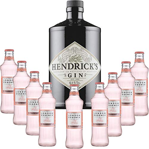 Gintonic - Hendricks Gin 41,3 ° + 9London Essence "White Peach & Jasmin" - (70cl 20cl * + 9) von Wine And More