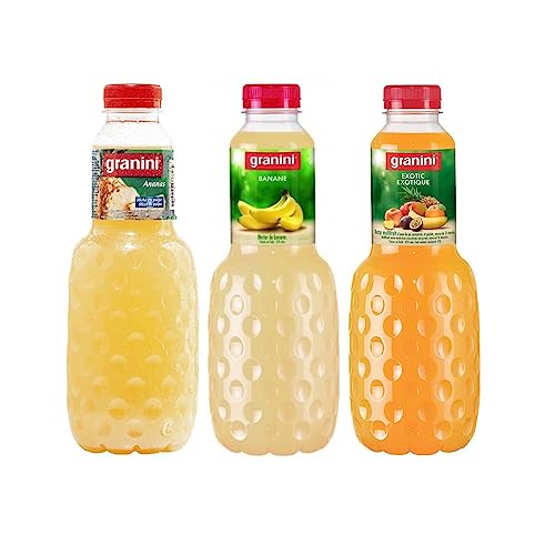 Granini Set: Ananas Nektar - Banane Nektar - Exotischer Nektar - 3x1L Granini Set: Ananas Nektar - Banane Nektar - Exotischer Nektar - 3x1L von Wine And More