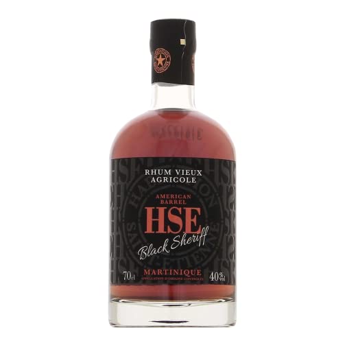 HSE - Black Sheriff Rhum Vieux Agricole - 40° - 70cL HSE - Black Sheriff Rhum Vieux Agricole - 40° - 70cL von Wine And More