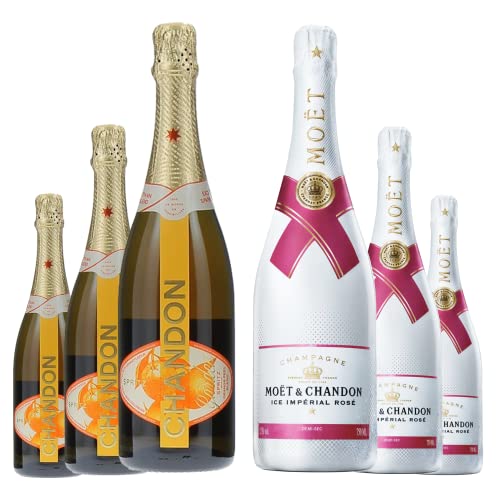 LOT CHANDON 6x75cL : 3 Moët Ice Rosé + 3 Garden Spritz von Wine And More