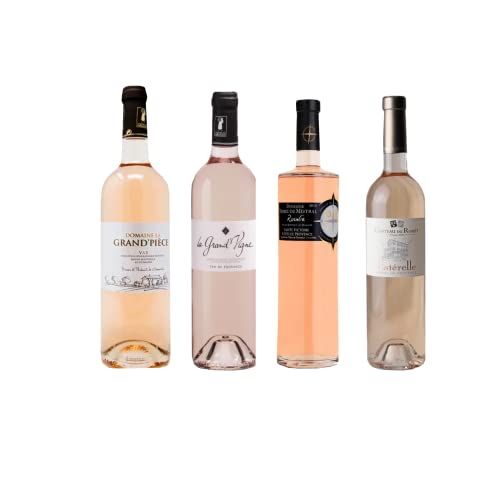 LOT Wein Rosés : 1 Rosalie Terre de Mistral / 1 Grand Pièce Côtes de Provence / 1 Grand Vigne Cotemitx Varois / 1 Estérelle Châtemit von Rouet / (4 x75cl) von Wine And More
