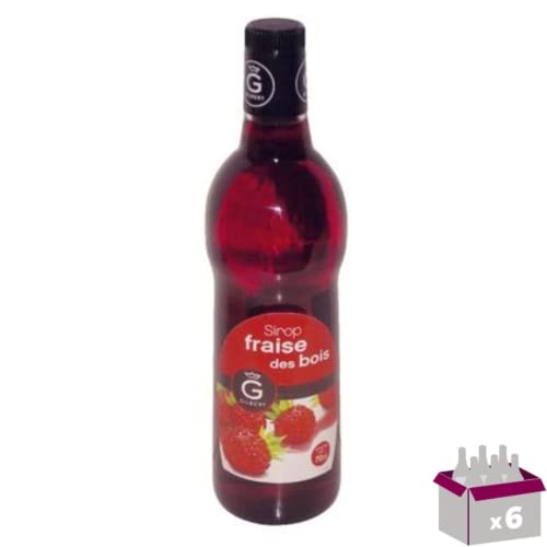 Los 6 Rioba -Sirupe - Holz Erdbeere - 6x70cl von Wine And More