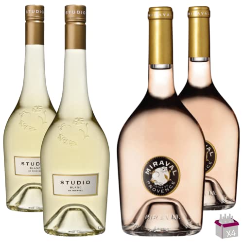 Los Entdeckung Miraval 4x75cl- 2 Studio von Miraval 2021 weiß 75cl 13% & 2 Côtes de Provence Rosé 2021 75Cl 13% Los Entdeckung Miraval 4x75cl- 2 Studio von Miraval 2021 weiß 75cl 13% & 2 Côtes de Provence Rosé 2021 75Cl 13% von Wine And More