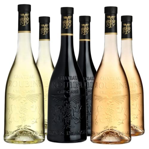 Lot Découverte Cuvée Lion et Dragon Château Roubine – 6x75cL Rosé, Rouge, Blanc von Wine And More