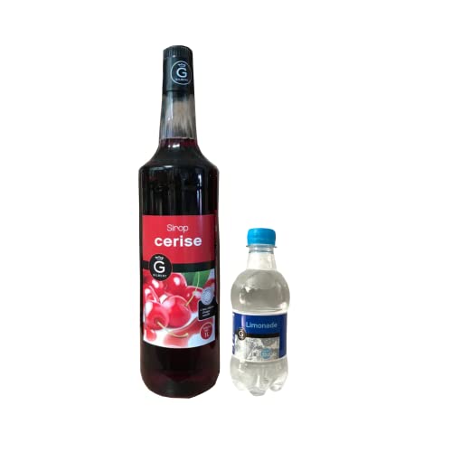 Lot Sirup Gilbert & limonade:Sirup Gilbert Kirsche 1L - Gilbert-limonade (24x33cl) von Wine And More