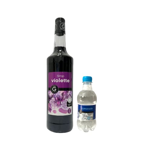 Lot Sirup Gilbert & limonade:Sirup Veilchen Gilbert 1L - Gilbert-limonade (12x33cl) von Wine And More