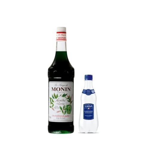Lot Sirup & limonade :Sirup Monin - Minze 1L – Lorina-limonade (24x42cl) von Wine And More