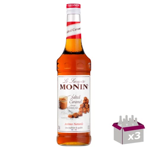 Lot de 3 Sirop Monin - Caramel salé - 70cL von Wine And More