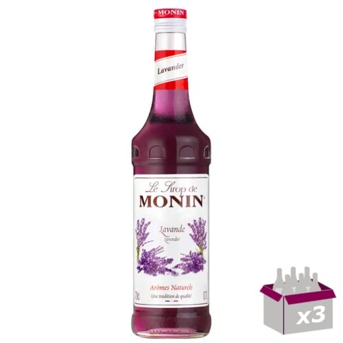Lot de 3 Sirop Monin - Lavande - 70cL von Wine And More