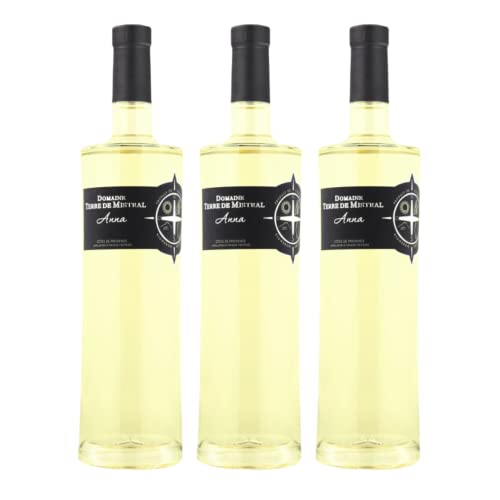 Lot de 3 Terre de Mistral – Blanc Anna 2021 – AOP Côtes de Provence Sainte Victoire – 3x75cL von Wine And More