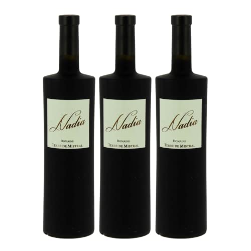 Lot de 3 Terre de Mistral – Cuvée Nadia Rouge 2017 – 3x75cL AOP Côtes de Provence Sainte Victoire von Wine And More