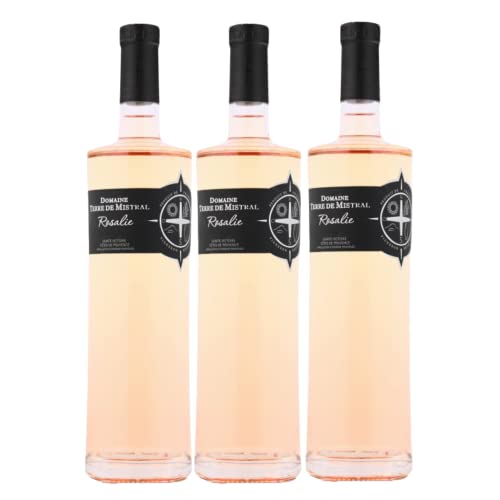 Lot de 3 Terre de Mistral – Rosé Rosalie 2021 – AOP Côtes de Provence Sainte Victoire – 3x75cL Lot de 3 Terre de Mistral – Rosé Rosalie 2021 – AOP Côtes de Provence Sainte Victoire – 3x75cL von Wine And More