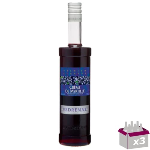 Lot de 3 Vedrenne - Crème de myrtille 15° - 70cL Lot de 3 Vedrenne - Crème de myrtille 15° - 70cL von Wine And More