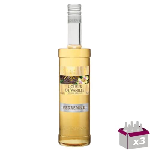 Lot de 3 Vedrenne - Liqueur Vanille 20° - 70cL von Wine And More
