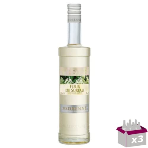 Lot de 3 Vedrenne - Liqueur de fleur de sureau 20° - 70cL von Wine And More