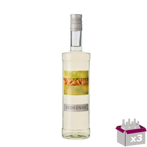 Lot de 3 Vedrenne - Liqueur de gingembre 25° - 70cL von Wine And More