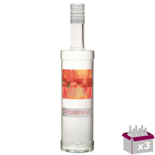 Lot de 3 Vedrenne - Liqueur de litchi 15° - 70cL Lot de 3 Vedrenne - Liqueur de litchi 15° - 70cL von Wine And More