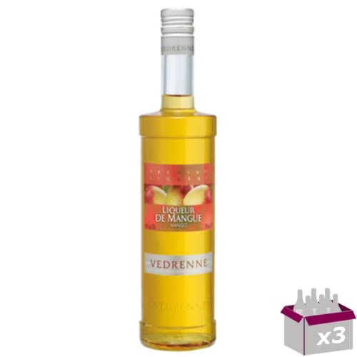 Lot de 3 Vedrenne - Liqueur de mangue 18° - 70cL von Wine And More