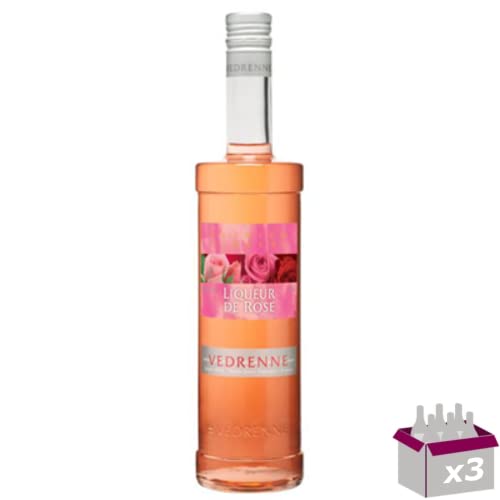 Lot de 3 Vedrenne - Liqueur de rose 18° - 70cL Lot de 3 Vedrenne - Liqueur de rose 18° - 70cL von Wine And More