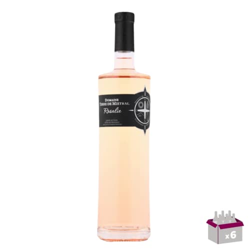 Lot de 6 Terre de Mistral – Rosé Rosalie 2021 – AOP Côtes de Provence Sainte Victoire – 6x75cL von Wine And More