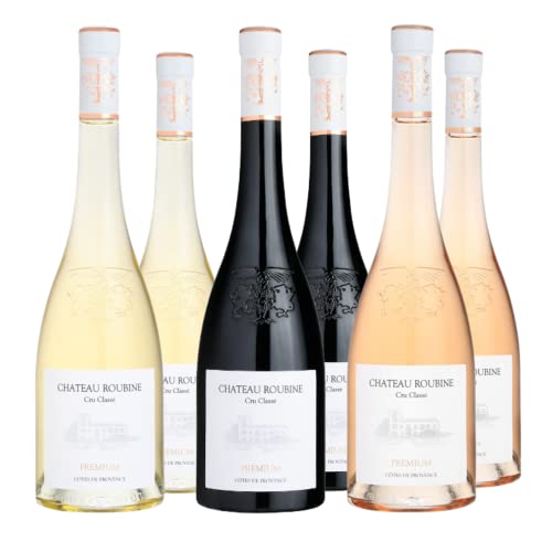 Lot découverte Cuvée Premium Château Roubine – 6x75cL Rosé, Rouge, Blanc von Wine And More