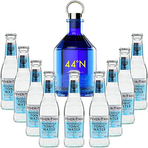 Pack Gintonic - Gin Numero 44 + 9 Fever Tree Mediterranean Water - (50cl + 9 * 20cl) von Wine And More