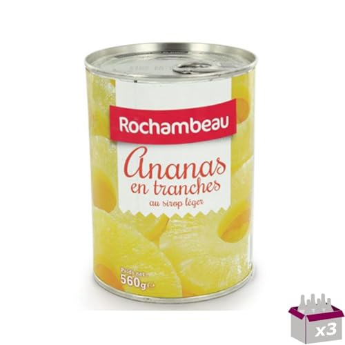 Rochambeau Ananas en tranche 3/4 - x 3 von Wine And More