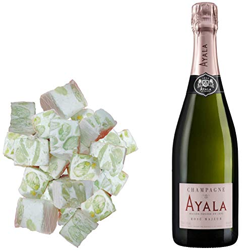 Sortiment Champagner Ayala Rosé & 150g Orangen-Nougadets - Jonquier Deux Frères von Wine And More