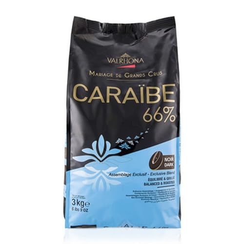 Valrhona Fève de chocolat noir 66% Caraïbe 3 kg Valrhona Fève de chocolat noir 66% Caraïbe 3 kg von Wine And More