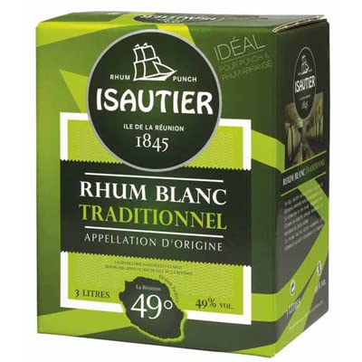 Cubi Rhum Isautier Blanc 49° 3L von Wine And More